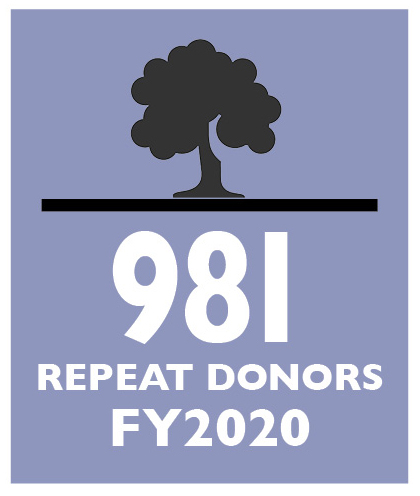 981 Repeat Donors FY 202
